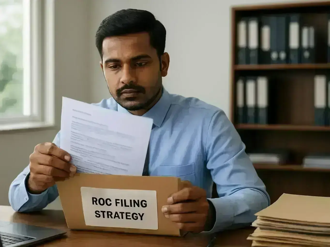 Ravu Kalan local startup team planning employee stock options in a rural office