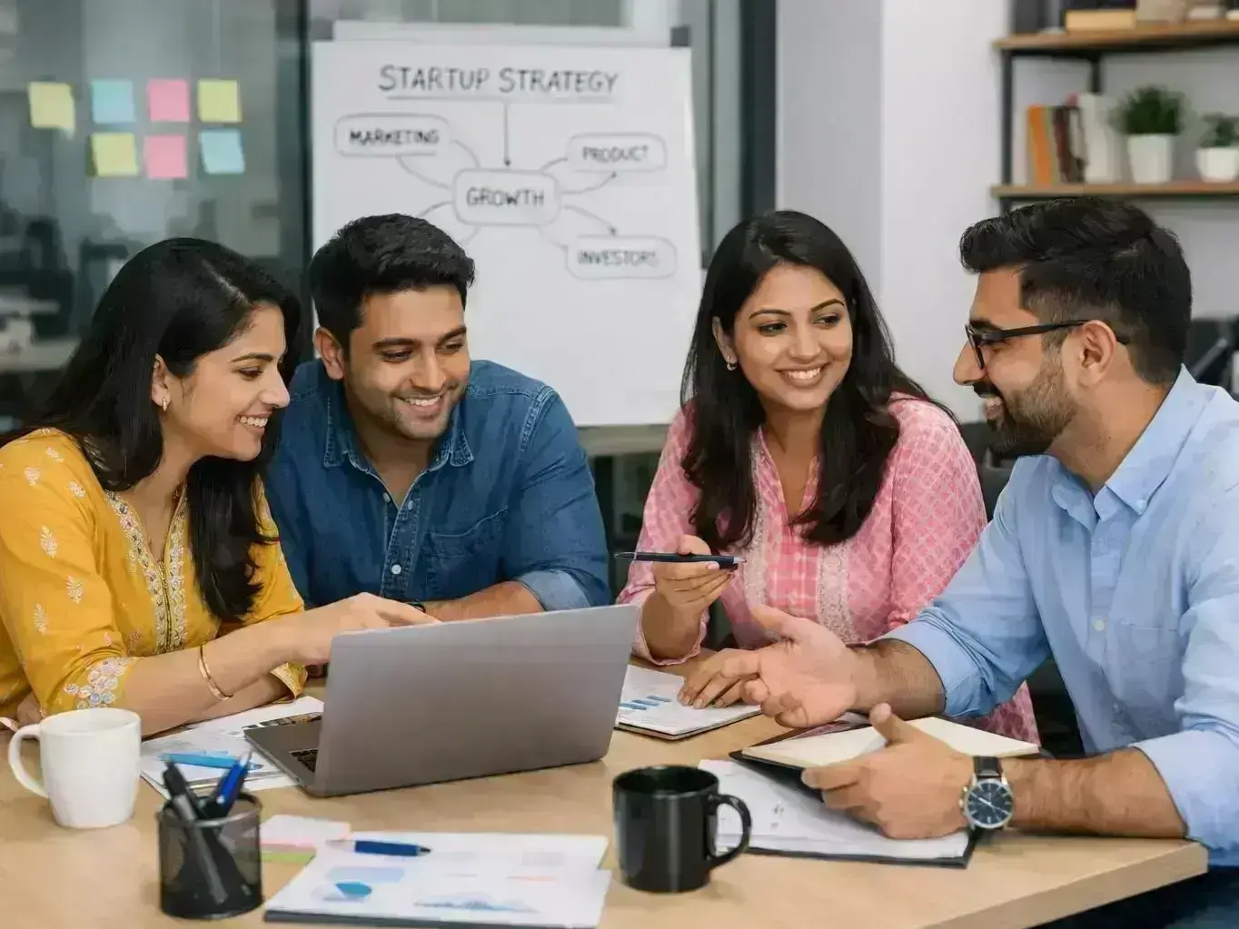 Team filing regulatory paperwork for agro-based startup in Ravu Kalan neighborhood