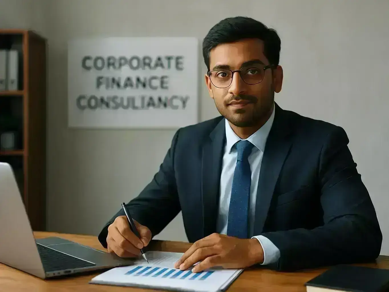 Detailed startup share impairment testing documents with Ravu rural landscape background