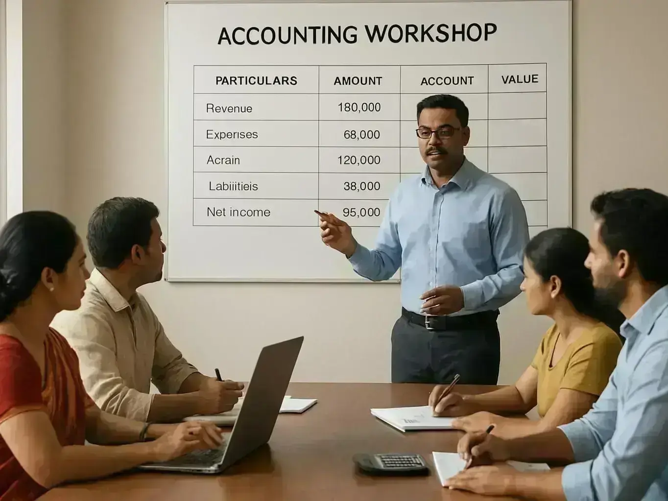 Startup consultant assisting client with ROC filing documents in Mhow Cantt Area office