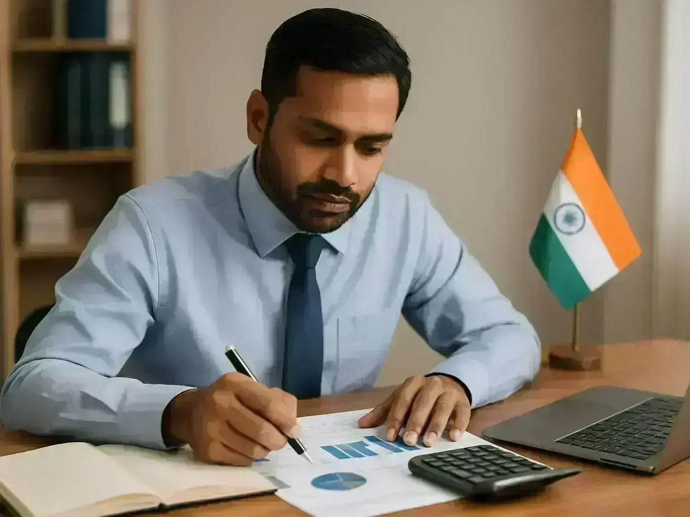 Detailed share valuation report showing Mhow property values and military sector influence