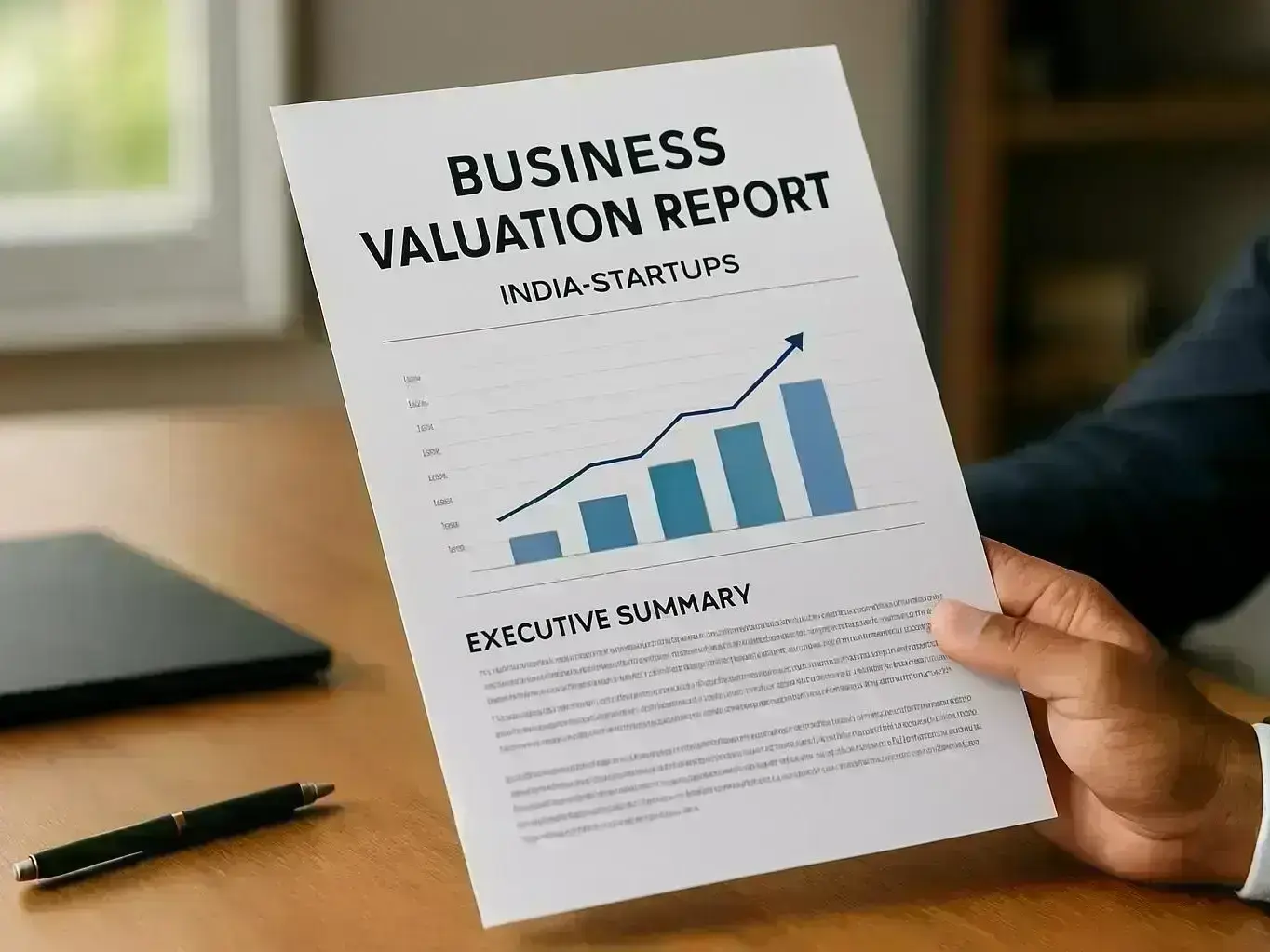 Startup Consultant in Dewas reviewing financial projections for a manufacturing startup near Dewas Industrial Area