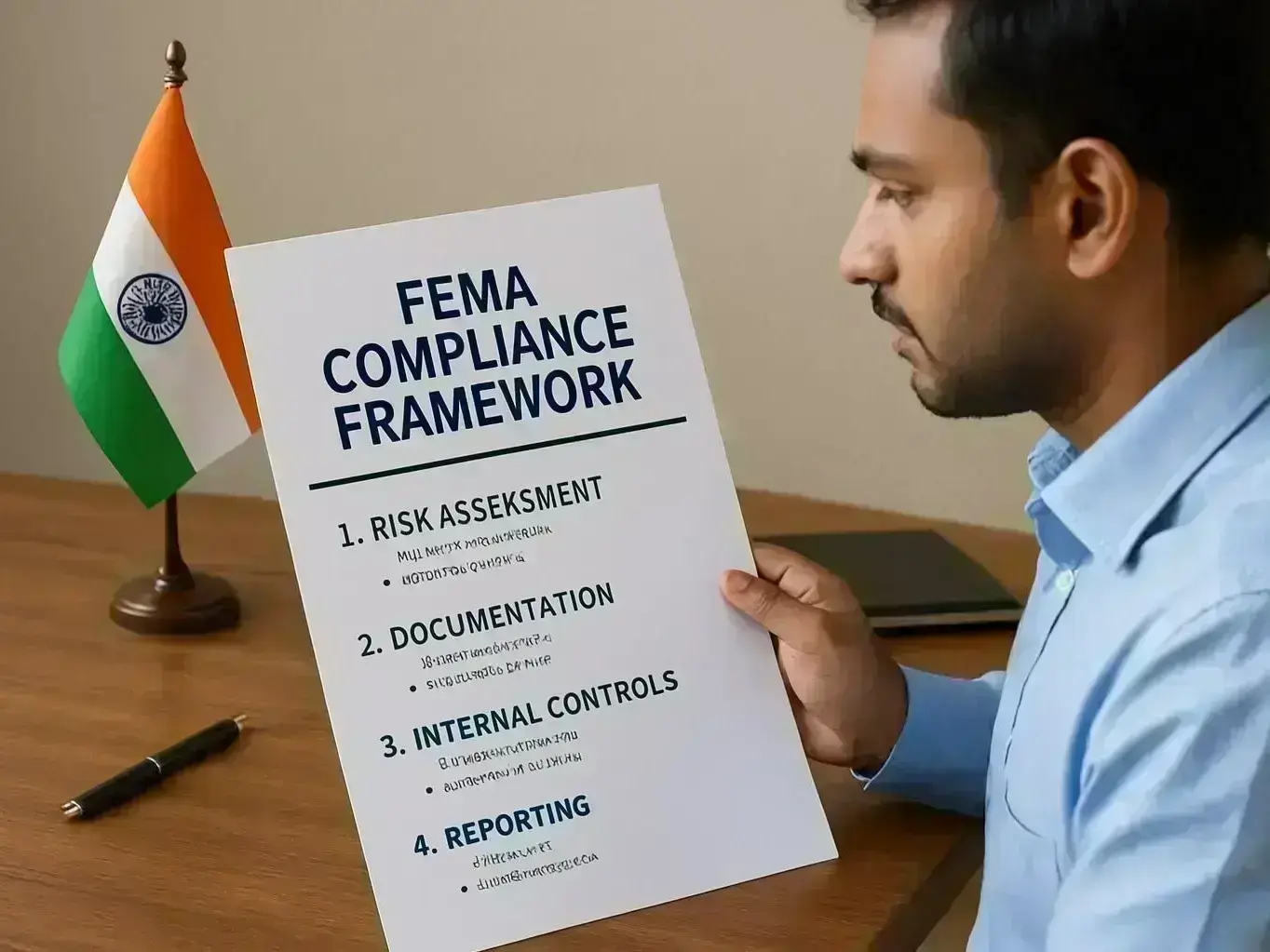 Close-up of official government ROC filing forms with Pithampur Industrial Zone map