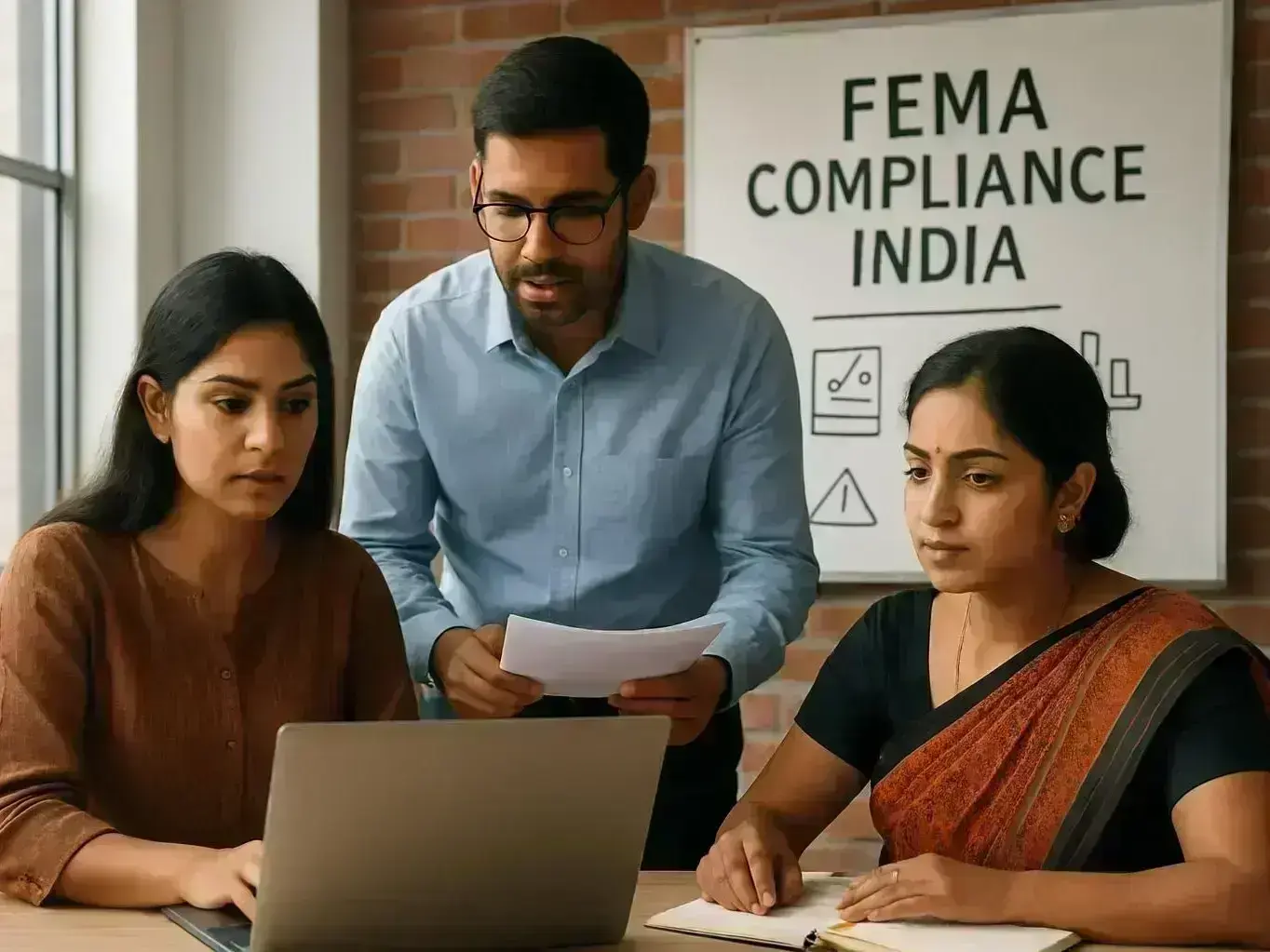 Financial expert reviewing employee stock ownership plan documents in Pithampur Colony
