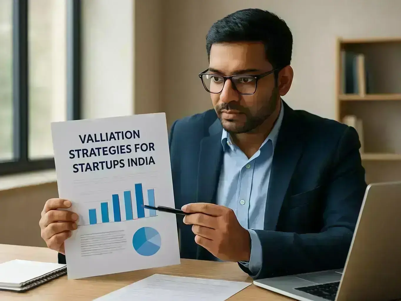 Startup tax consultant advising a small business owner in Bangarda Chhota’s rural home office